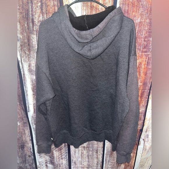 Zella Mens Atlas Vintage Wash Black Hoodie - Picture 4 of 6